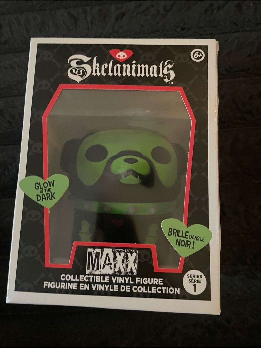 Hasbro Skelanimals Series 1 Maxx the Bulldog collectible vinyl figure